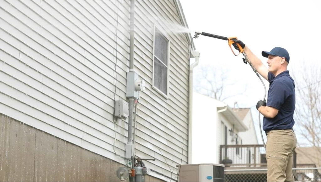 Residential Exterior Pressure Washing Service